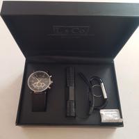 Set L&Co Orologio uomo + torcia e portachiavi