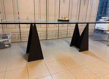 Tavolo in vetro pranzo/riunioni