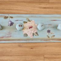 Appendino in legno massello stile shabby
