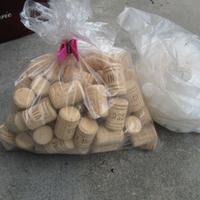 Tappi in sughero/plastica per bottiglie vino