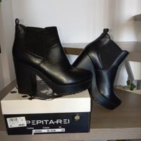 scarpe stivali tronchetto donna n 38