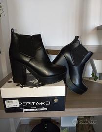scarpe stivali tronchetto donna n 38