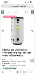 Boiler per solare riscaldamento elbi bsp 300
