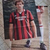 Poster Grandezza reale Franco Baresi - Anni 90