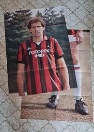 Poster Grandezza reale Franco Baresi - Anni 90