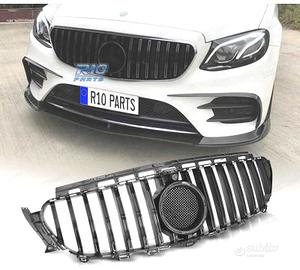 GRIGLIA PER MERCEDES W213 16-18 LOOK GT-R NERO LUC