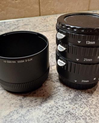 Tubi per fotografia macro