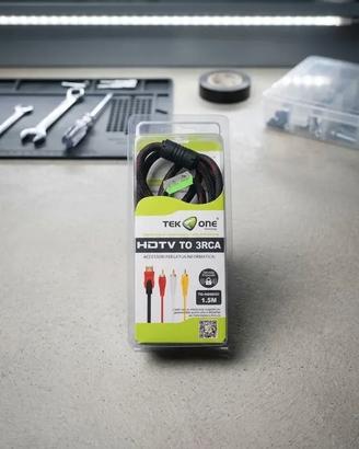 Cavo adattatore HDMI a 3 RCA Tek One TO-HD503C da