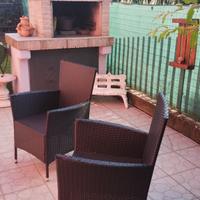 Sedie in Rattan da giardino