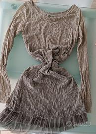 Abito vestito maniche lunghe