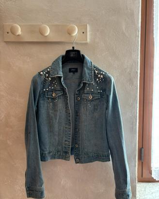 Giacca Jeans ONLY con perle