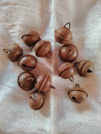 Lotto 12 piccoli sonagli / bubboli vintage