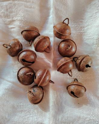 Lotto 12 piccoli sonagli / bubboli vintage