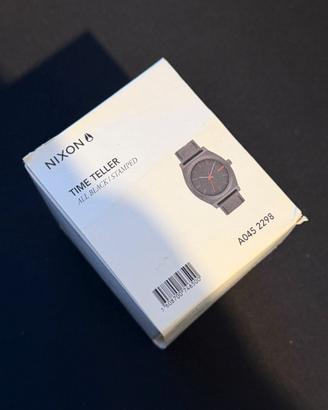 Orologio Nixon Time Teller All Black