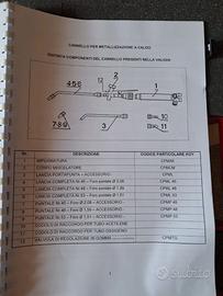 Kit cannello per metallizzazione