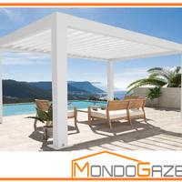 Bioclimatica lamelle gazebo tetto apribile pergola