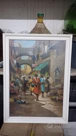 Quadro d'autore Monti mercatino