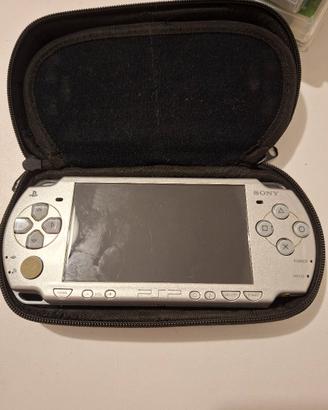 psp play station portable lite silver
