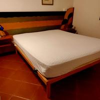 Letto Matrimoniale in Legno Massello - Pezzo Unico