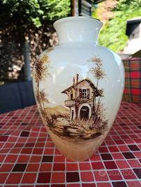 Vaso porcellana 27 x 16 cm marchio Bellagio Made I