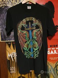 T-Shirt Nera, Fantasy Gothic Rock - Taglia M