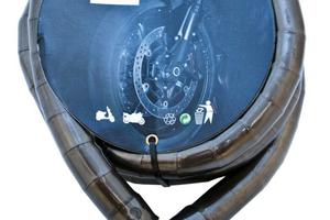 CATENA MOTO SCOOTER ROCCOB4 150CM ACCIAIO ANTI TAG