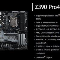 I5 9600k + ASRock Z390 PRO4
