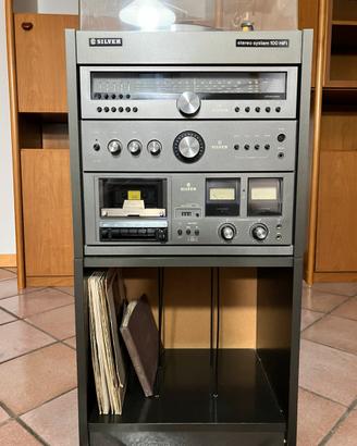 Impianto stereo anni 70/80 Silver
