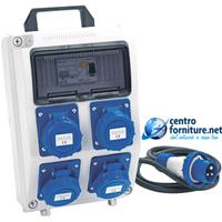 Rosi Quadro elettrico da cantiere 4 prese 16A