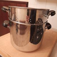 Lagostina pentola fondo thermoplan e scolapasta 