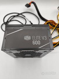 alimentatore PC Cooler Master Elite V3 600w