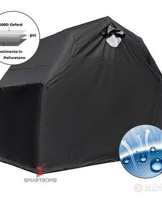 Garage Moto Pieghevole Tenda coprimoto 342x138x197