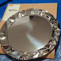 Vassoio Alessi Foix rotondo acciaio