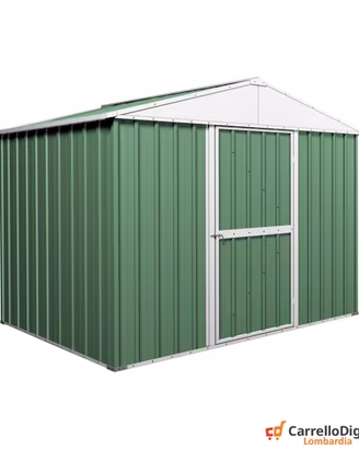 Box baracca lamiera Acciaio 275x175cm verde