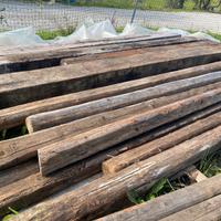 Travi abete quercia traverse ferroviarie ( grandi)