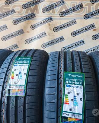 4 Pneumatici NUOVI 225 40 18 tristar Mercedes CLA