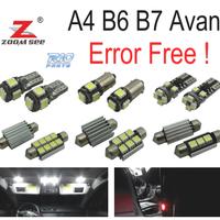 KIT 23 LAMPADE LED INTERNE AUDI A4 S4 RS4 B6 B7 QU