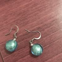 orecchini di Burano azzurri