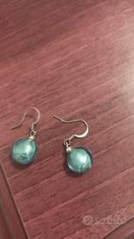 orecchini di Burano azzurri