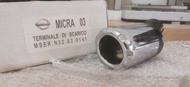 Terminale di scarico per Nissan Micra K12 
