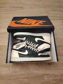 Jordan 1 high black crimson tint 