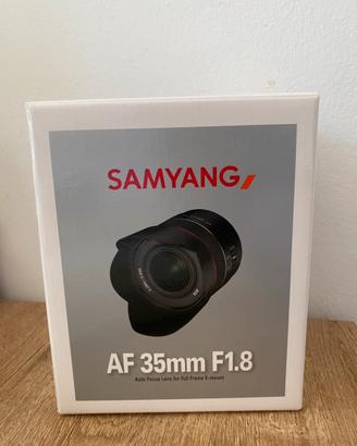 Samyang 35 mm f1.8 FE per sony
