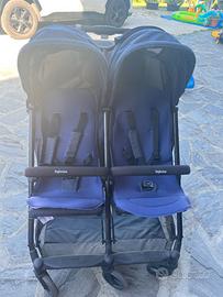 Passeggino doppio fratellare gemellare inglesina