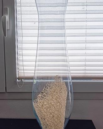 Vaso arredamento in vetro