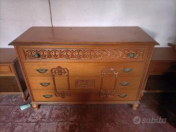 cassettiera e comodini 
