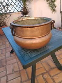 Portavaso in Rame 