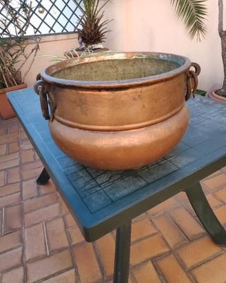 Portavaso in Rame 