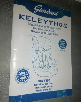 Seggiolino auto Giordani