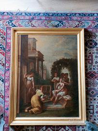 Quadro antico “Davide e Betsabea” – XVII sec.