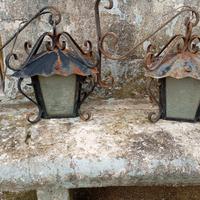 lanterna in ferro battuto vintage 